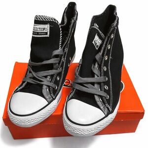 Black Athletic High-Top Sneakers